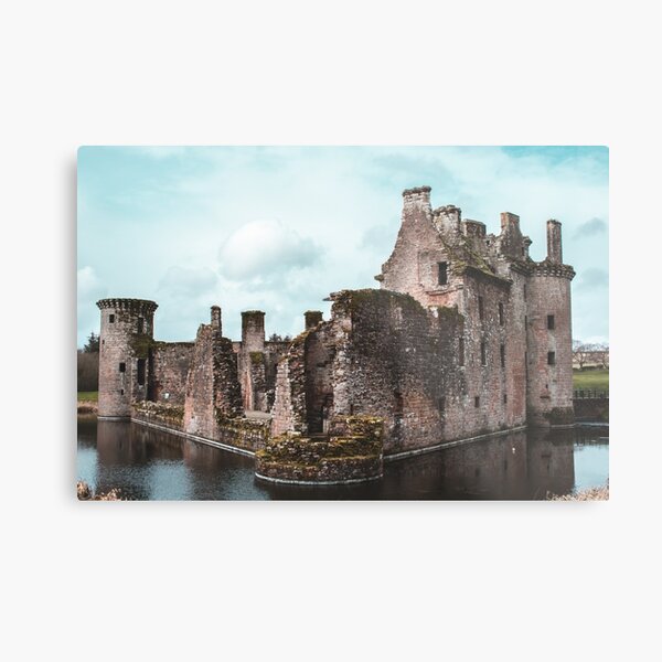 Caerlaverock Castle, Scotland Metal Print