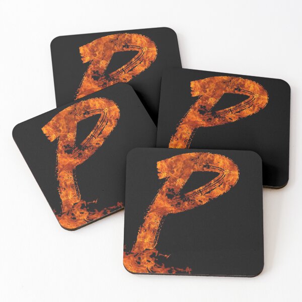 Item preview, Burning on Fire Letter P designed and sold by hatimelhag.