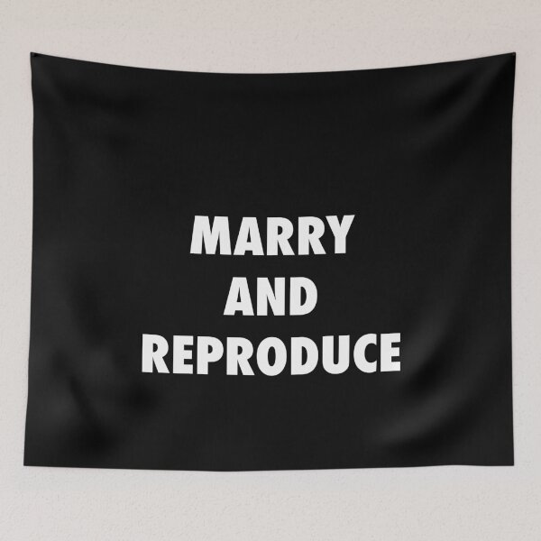 Item preview, CASARSE Y REPRODUCIRSE designed and sold by RetroFace.