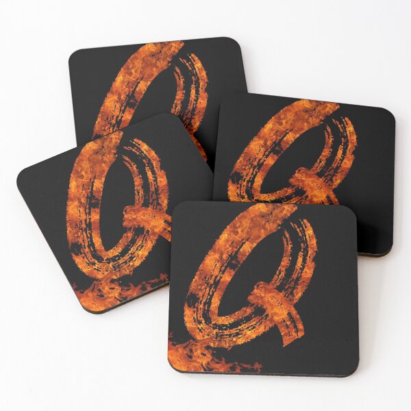 Item preview, Burning on Fire Letter Q designed and sold by hatimelhag.