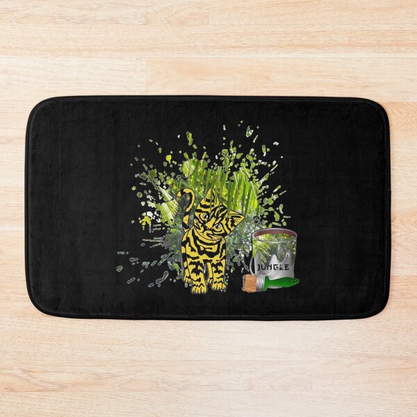 Item preview, Tiger cat jungle, color rainforest gift designed and sold by Kuma518.