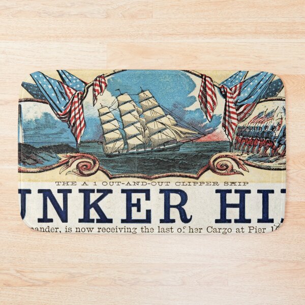 Item preview, Clipper ship card Bunker Hill designed and sold by TheWildWildWest.