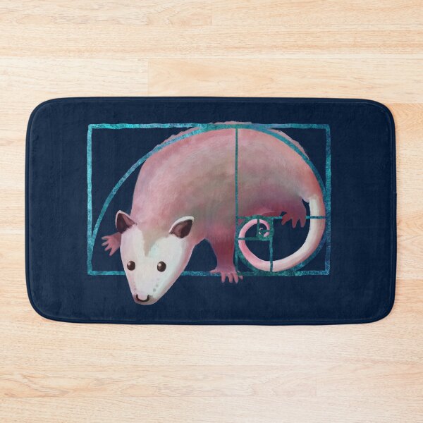 Item preview, Fibonacci spiral possum (pink and blue version) designed and sold by ELMayer.