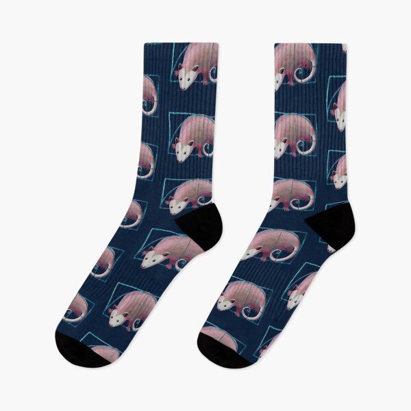 Item preview, Fibonacci spiral possum (pink and blue version) designed and sold by ELMayer.