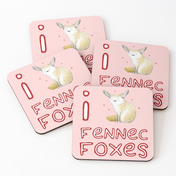 Item preview, Fennec Fox Love designed and sold by SophieCorrigan.