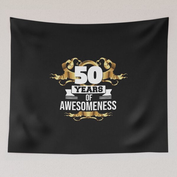 Item preview, 50 Years of Awesomeness designed and sold by Cutebutfunny.