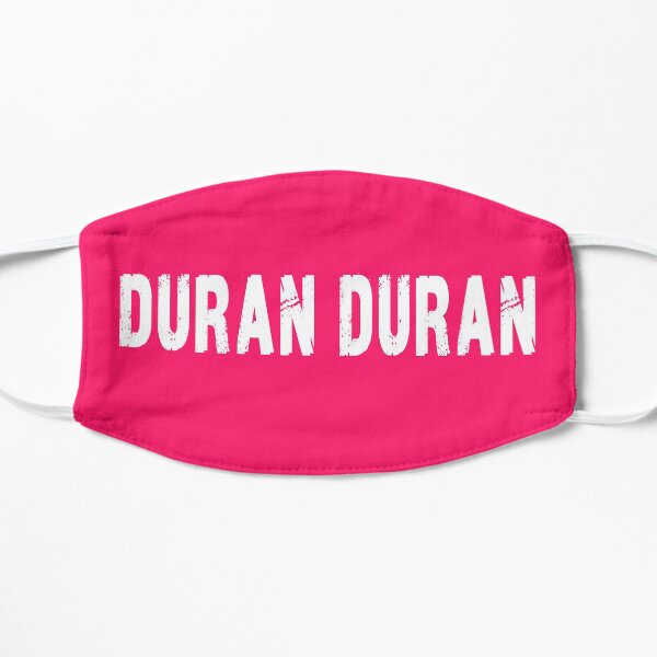 Duran Duran White Print Flat Mask