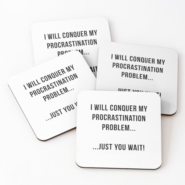 Item preview, I Will Conquer Procrastination My Problem designed and sold by printadorable.