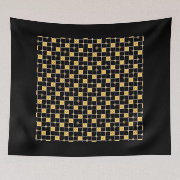 Item preview, Tessellating. Geometrical. Repeating. Red, Green on Black Pattern  designed and sold by shirtdan.