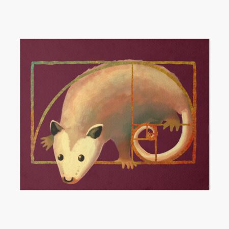 A Passel of Possums, possum love, fun, psychedelic Art Print for