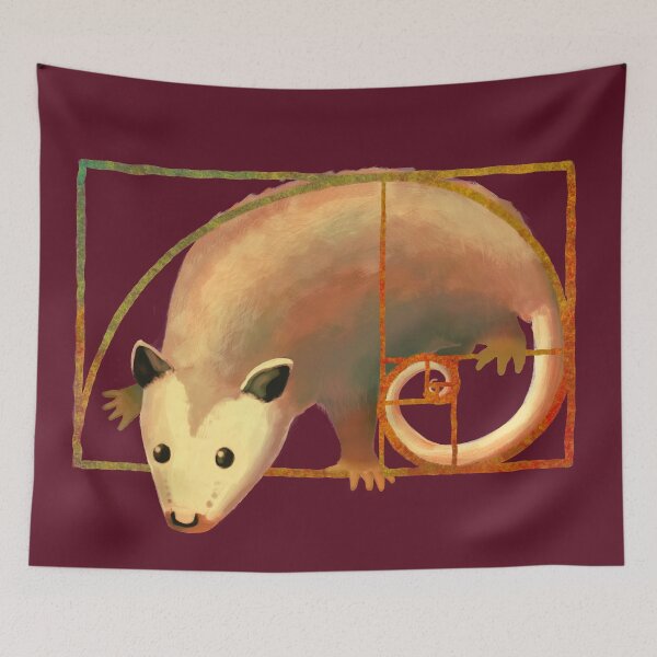 Item preview, Fibonacci spiral possum (version II) designed and sold by ELMayer.