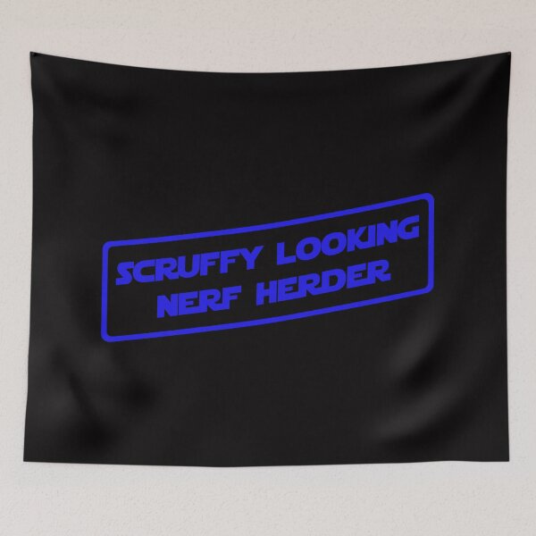 Item preview, Who's Scruffy Looking? (Blue Version) designed and sold by DafyddEm.