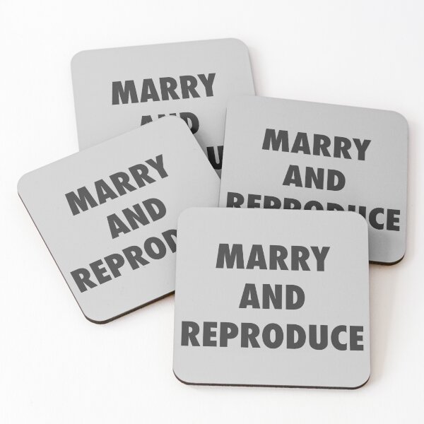 Item preview, MARRY AND REPRODUCE designed and sold by RetroFace.