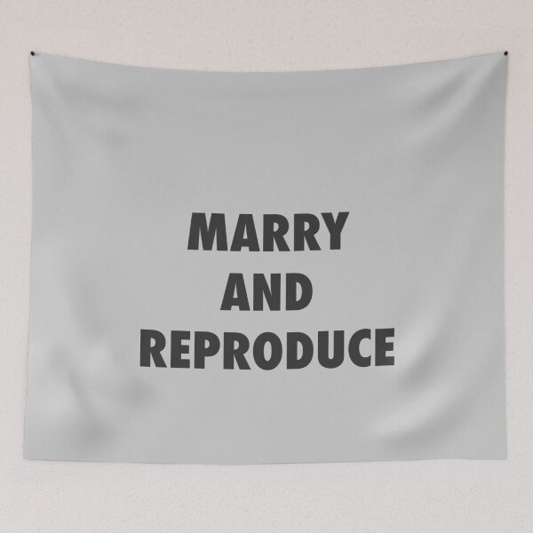 Item preview, CASARSE Y REPRODUCIRSE designed and sold by RetroFace.