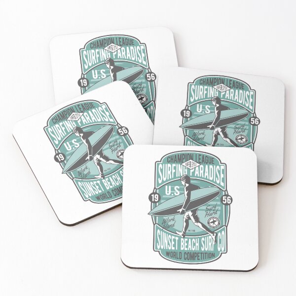 Item preview, Sunset Beach Surfing Paradise 1956 designed and sold by Vector Scout Lab.
