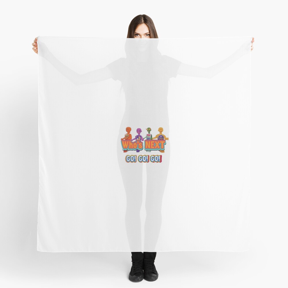 Go Go Go Who S Next Scarf By Bysticker Redbubble - martha speaks roblox