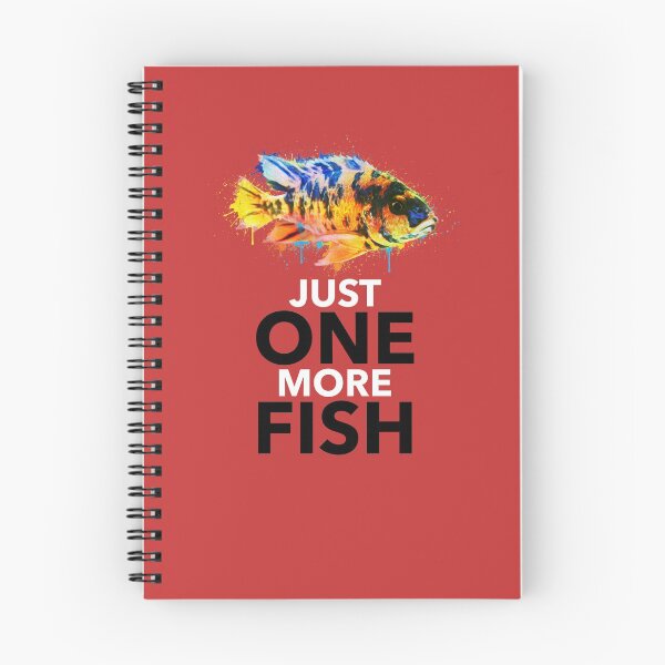 Item preview, Just One More Fish - Paint Brush Design designed and sold by KaveManAquatics.