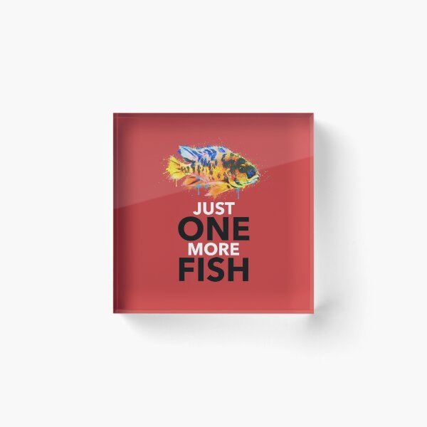 Item preview, Just One More Fish - Paint Brush Design designed and sold by KaveManAquatics.
