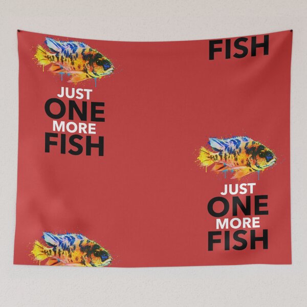 Item preview, Just One More Fish - Paint Brush Design designed and sold by KaveManAquatics.