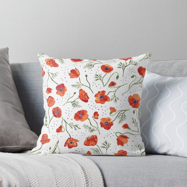 Item preview, Amapola hipnótica | Patrón floral acuarela designed and sold by DeKoro.
