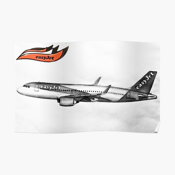 Easyjet Posters Redbubble - easyjet 747 boeing roblox