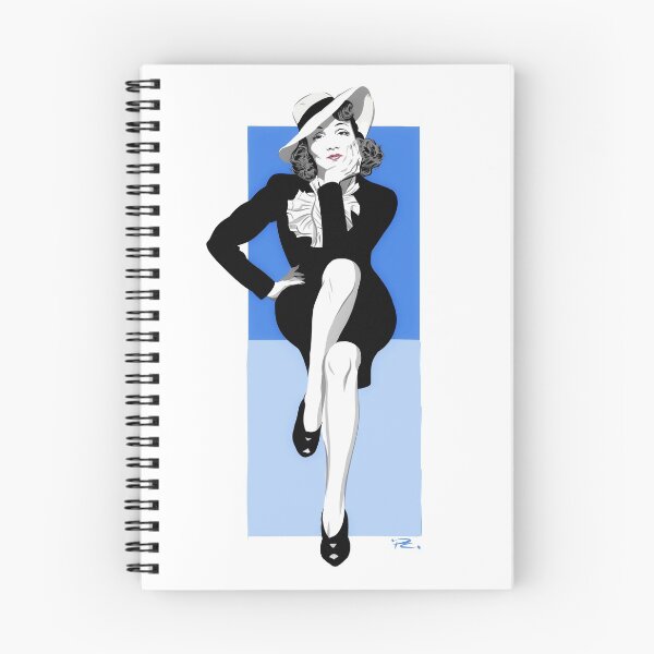 Item preview, Marlene Dietrich - An illustration by Paul Cemmick designed and sold by TIGERDAVER.