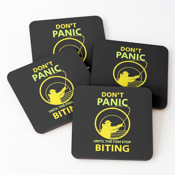 Item preview, Don't Panic until the fish stop biting fishing design designed and sold by luvvvvvit.