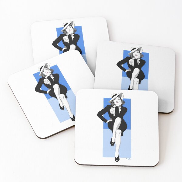 Item preview, Marlene Dietrich - An illustration by Paul Cemmick designed and sold by TIGERDAVER.