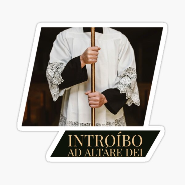 Altar Boy Catholic Sticker for Sale by pcsartwork