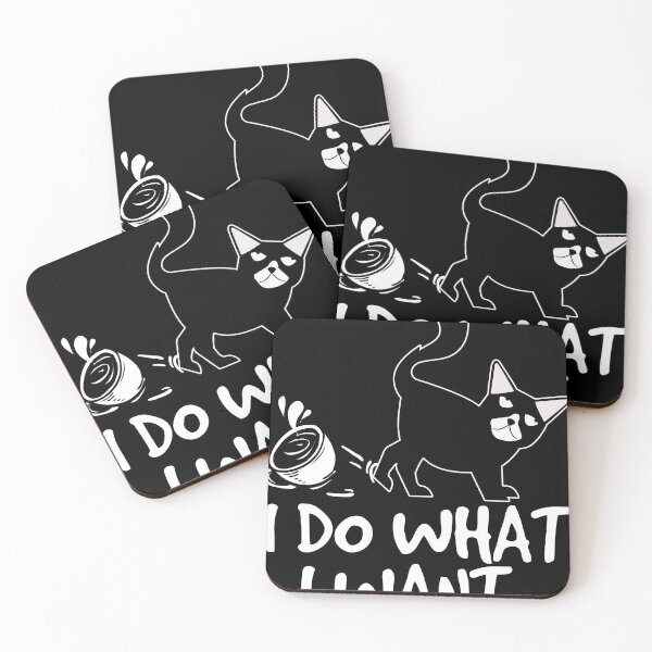 Item preview, I Do What I Want Cat graphic, Cat Tee, Kitty print designed and sold by Lisbob.