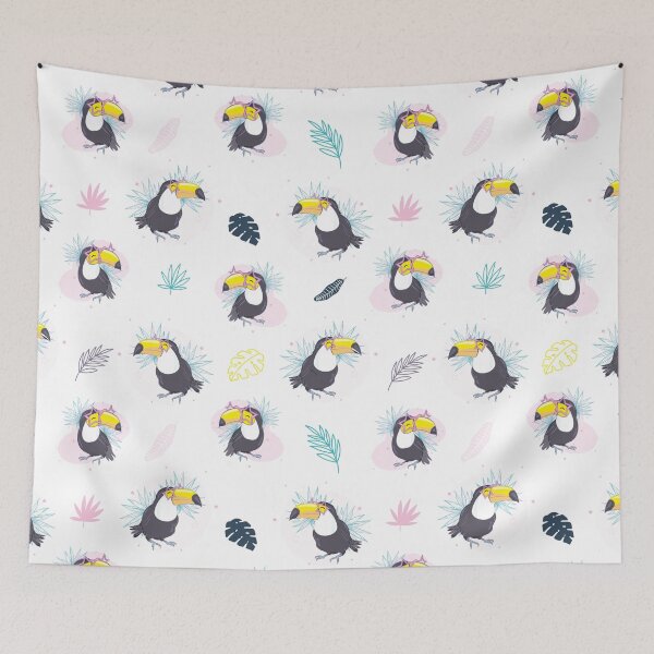 Item preview, Tucan Bird Birds Pattern  designed and sold by graphicmeyou.