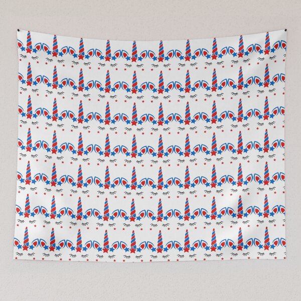 Item preview, American Unicorns designed and sold by MyTribePatterns.