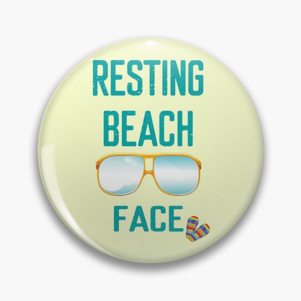 Item preview, Resting Beach Face - Summer Chillin - Beach Vibes designed and sold by aminosile.