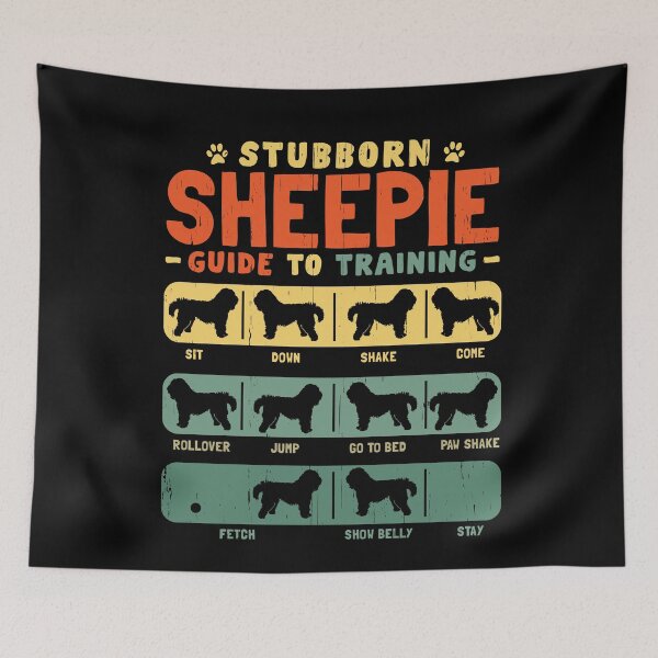 Item preview, Old English Sheepdog Sheepie Funny Guide to Traning designed and sold by rafaeltto.