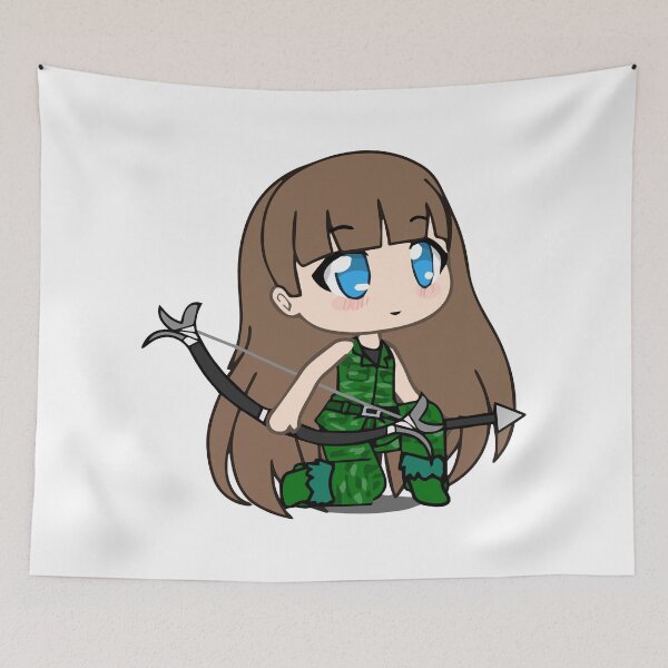 Item preview, Bowhunter Anime Girl designed and sold by fuzzydesignz.