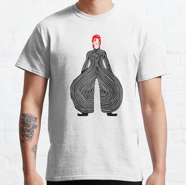 David Bowie en pantalones extraños Camiseta clásica
