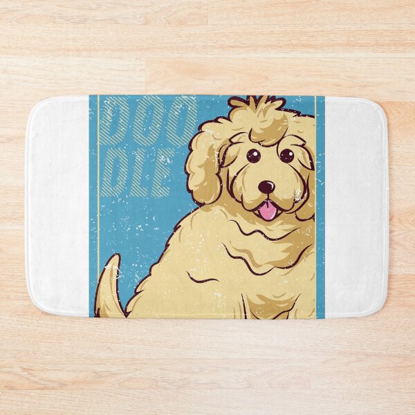 Item preview, Retro Goldendoodle SnowDog graphics designed and sold by Lisbob.