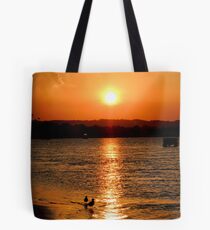 Noosa River Sunset Oct 2012. Tote Bag