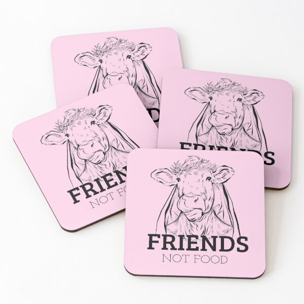 Item preview, Friends Not Food | Go vegan for the animals designed and sold by Radu Matei.