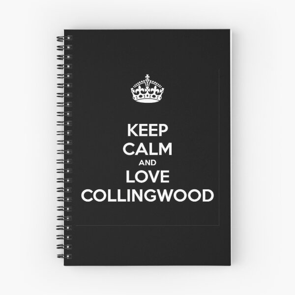 Artikelvorschau, Bleib ruhig und liebe Collingwood - AFL - CFC entworfen und verkauft von Gatsbird Design.