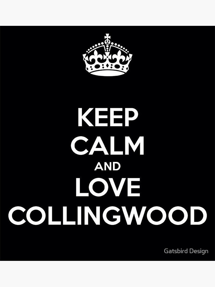 "Keep calm and love Collingwood AFL CFC" Sticker by eurordesign