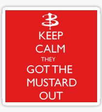 They got the mustard out Sticker
