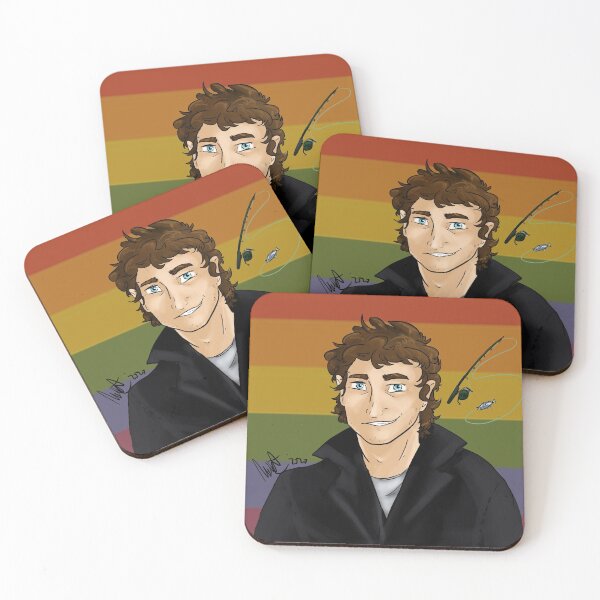 Item preview, Will Graham Gay Pride! (square) designed and sold by yeehawgalaxy.