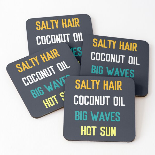 Item preview, Salty Hair - Coconut Oil - Big Waives - Hot Sun designed and sold by aminosile.