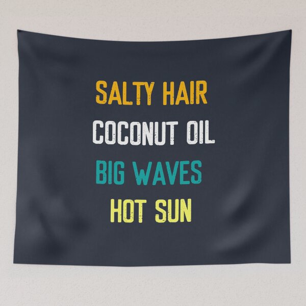 Item preview, Salty Hair - Coconut Oil - Big Waives - Hot Sun designed and sold by aminosile.