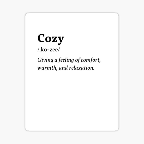 cozy-definition-quote-sticker-by-cozycottage-redbubble