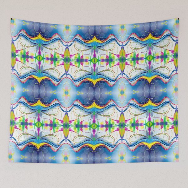 Item preview, Funky cool colors , psychedelic Arte Abstracto, abstract art design designed and sold by Adri Barnard.