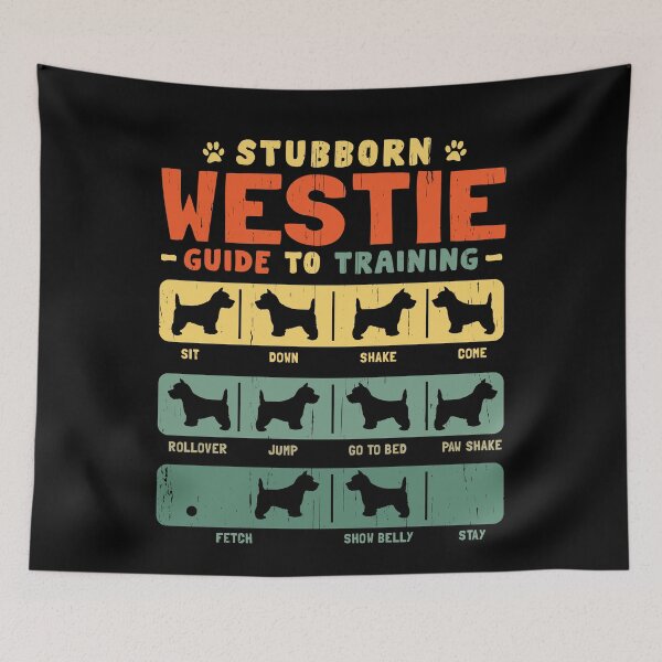 Item preview, Westie west highland white terrier Funny Guide to Traning designed and sold by rafaeltto.