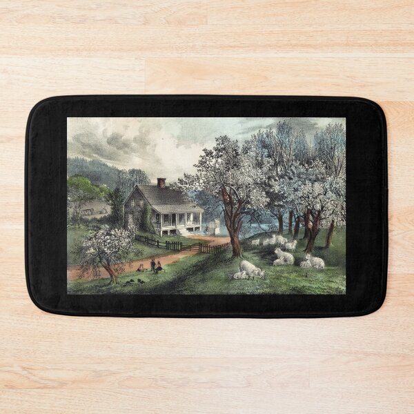 Item preview, American homestead spring - Currier & Ives - 1869 designed and sold by CrankyOldDude.