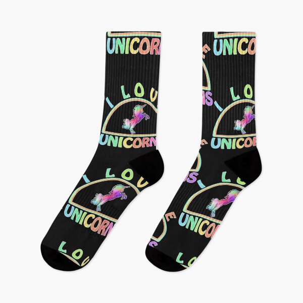 Item preview, I Love Unicorn, horse colorful rainbow gift designed and sold by Kuma518.